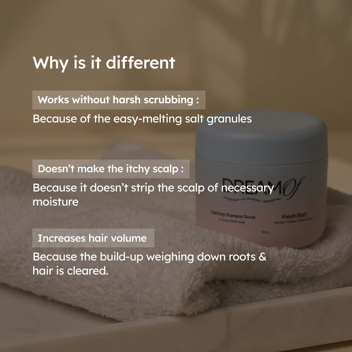 Fresh Start Clarifying Shampoo Scrub | 150g